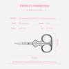 Vintage Antique Style Eyebrow Scissors