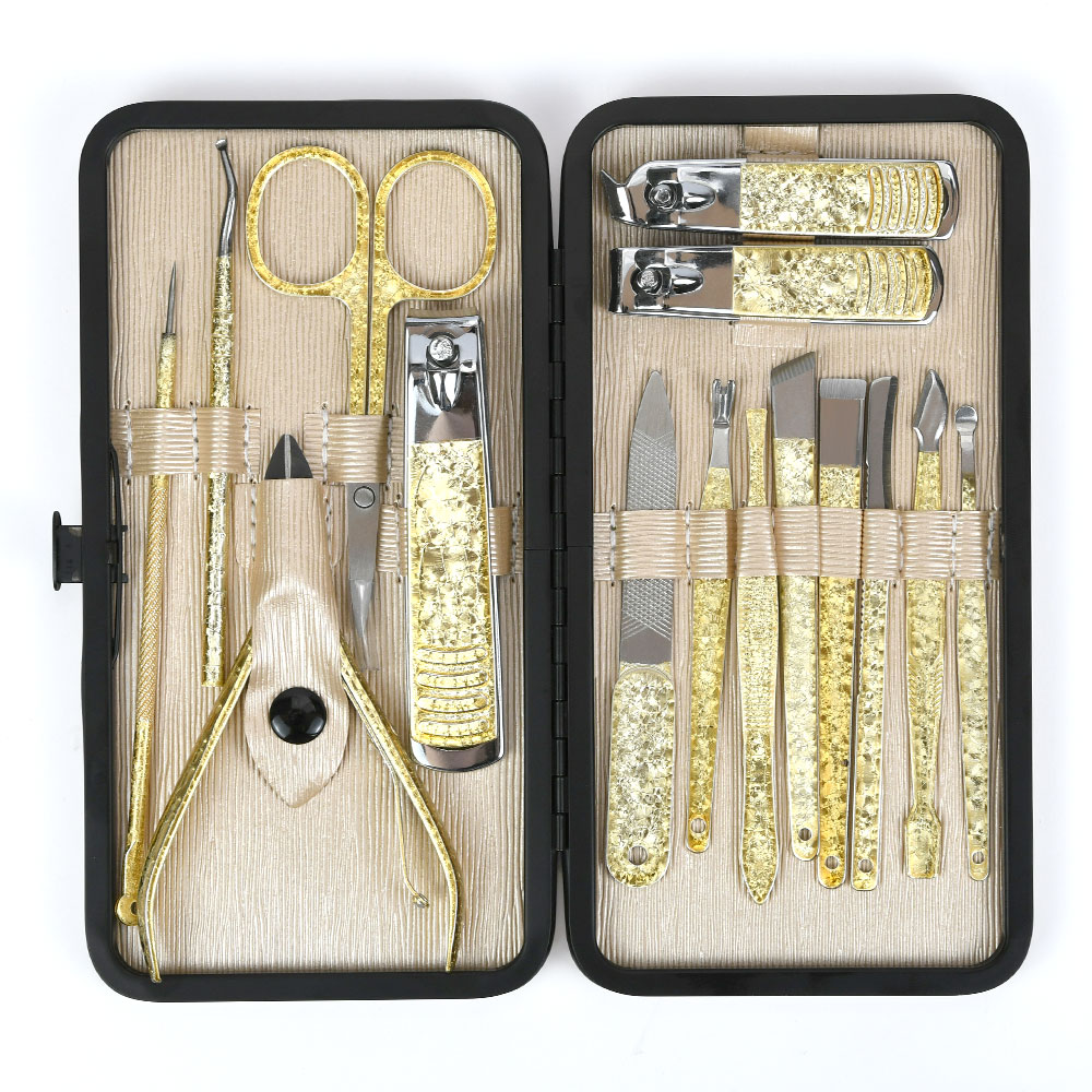 Pedicure Manicure Kit With PU Case