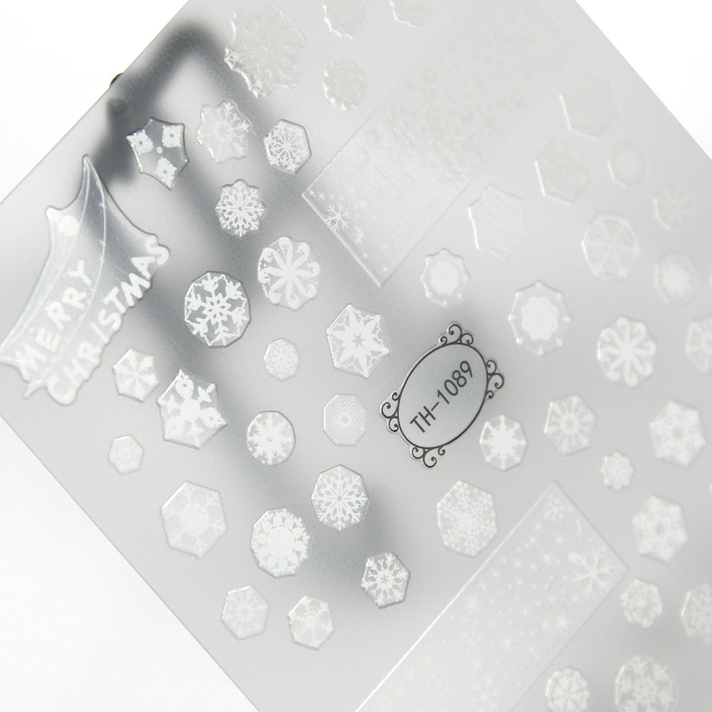 Christmas Design Snowflake Nail Art Stickers