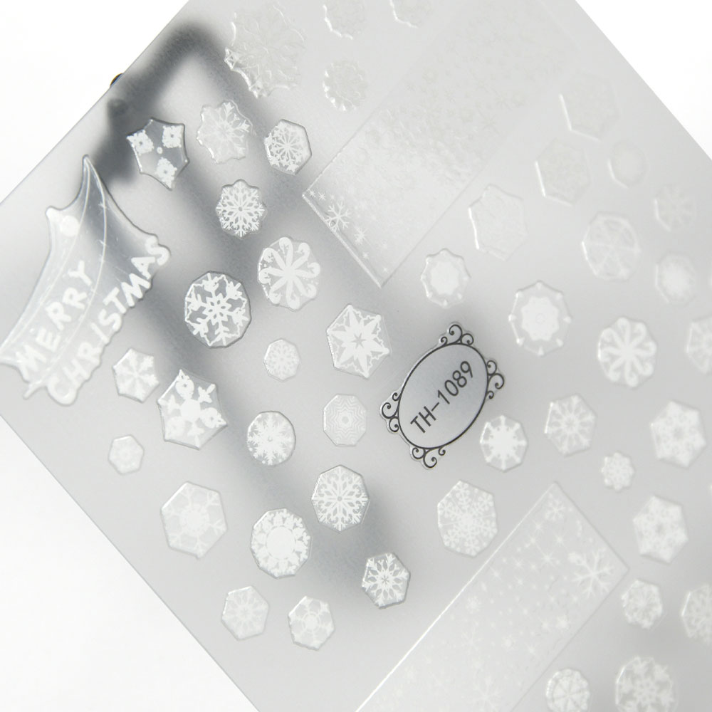 Christmas Design Snowflake Nail Art Stickers