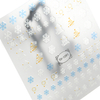Winter Snowflake White Color Christmas Nail Stickers