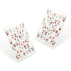 Cute Snowflake Snowman 5D Christmas Nail Stickers