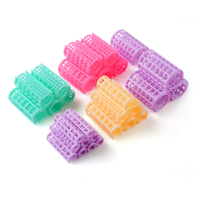 Plastic Self-Holding Heatless Curlers Clips