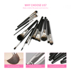 Black Luxury Custom Logo Makeup Brush Set