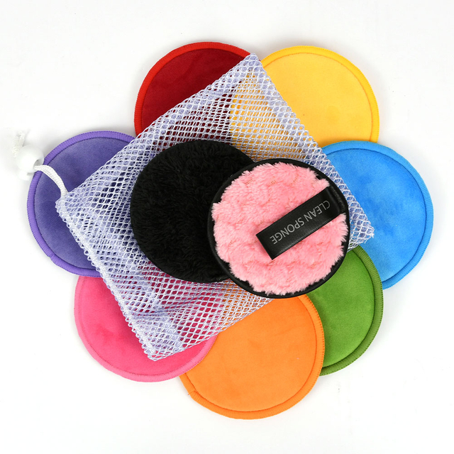 Microfiber Makeup Remover Puff Pads