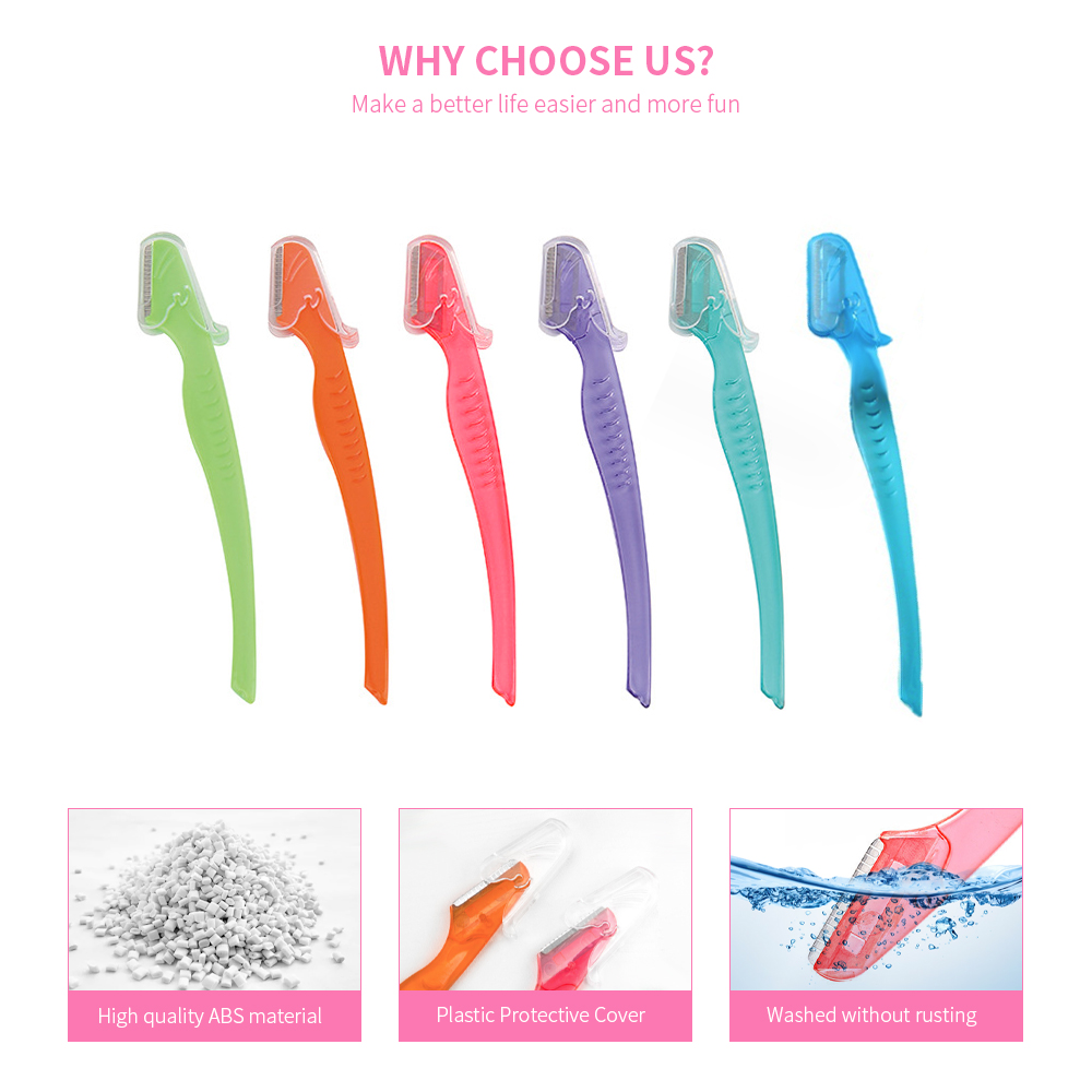 Hot Sale Professional Shaving Eyebrow Razor Facial Razor with Precision Cover