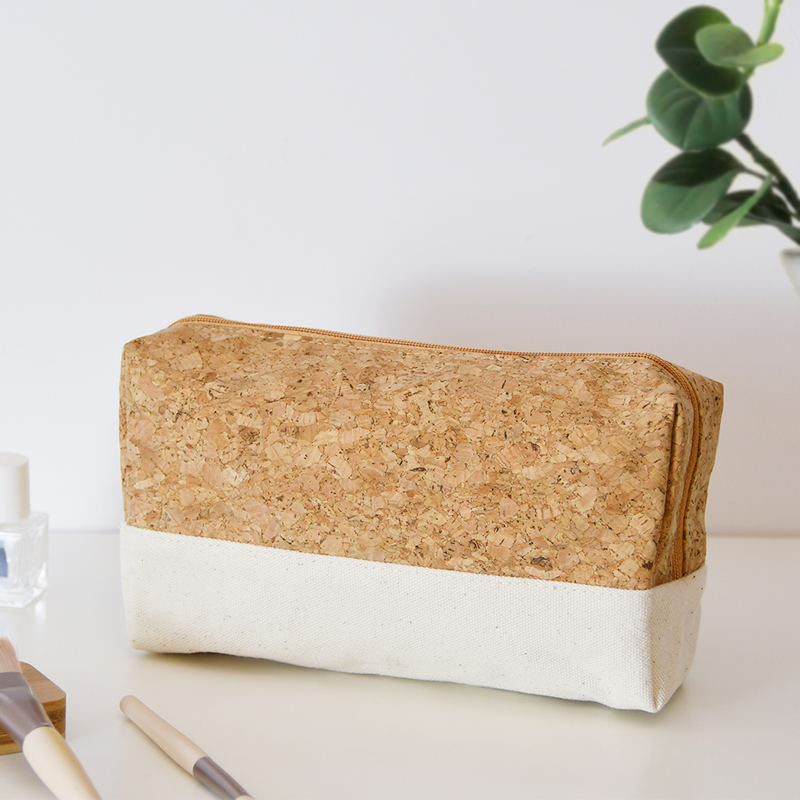 Natural Recycled Canvas Wash Bag