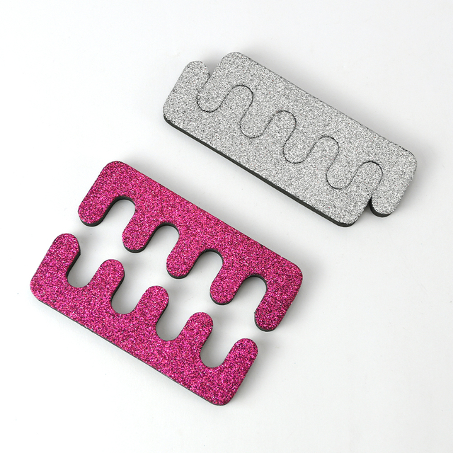 Custom Color Glitter EVA Foam Toe Separator