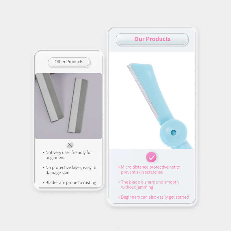 Portable Folding Beauty Straight Razor