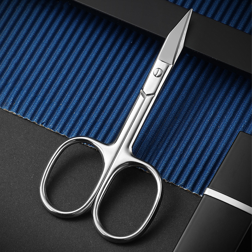 Lash Tools Makeup Scissors Stainless Steel Cosmetic Eyebrow Scissors Silver Scissors