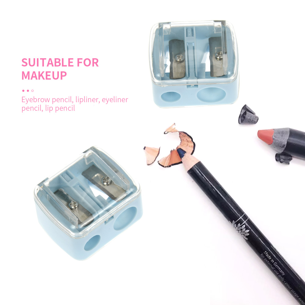 Makeup plastic personalized eyebrow pencil sharpener