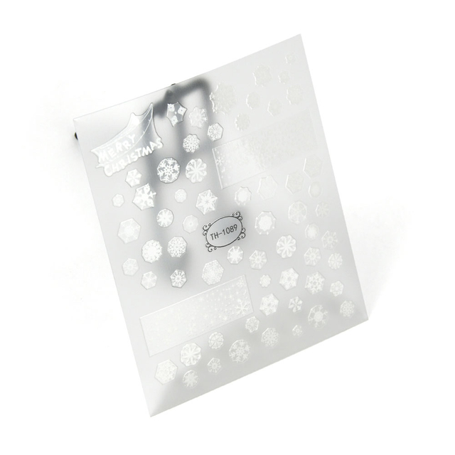 Christmas Design Snowflake Nail Art Stickers