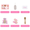 Pink series exfoliate bath sponge gift set