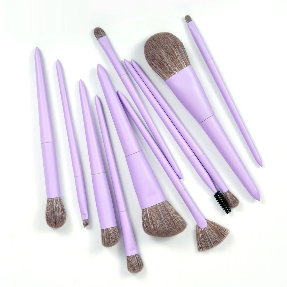 11Pcs Makeup Brushes Set for Portable Soft Hair Make Up Kit