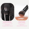 8Pcs Black Eyeliner Makeup Brush Set