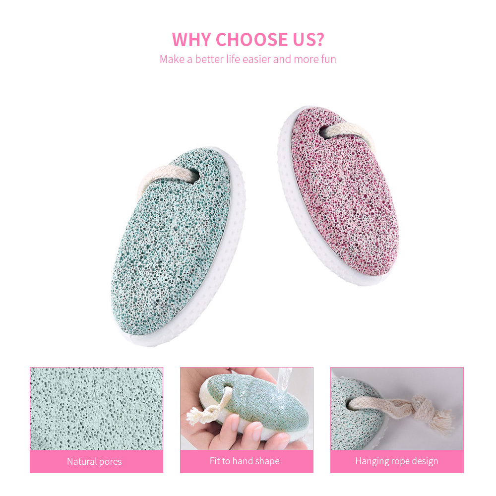 Oval Shape Exfoliating Pedicure Stone