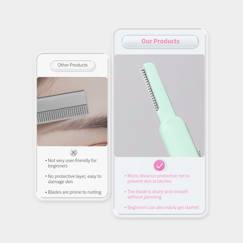 Retractable Safety Eyebrow Shaver