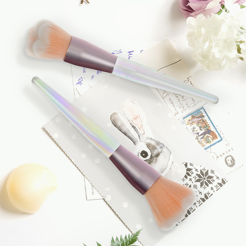 Electroplating Gradient Handle Makeup Brush