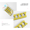 Toe Separator With Peach Heart Design