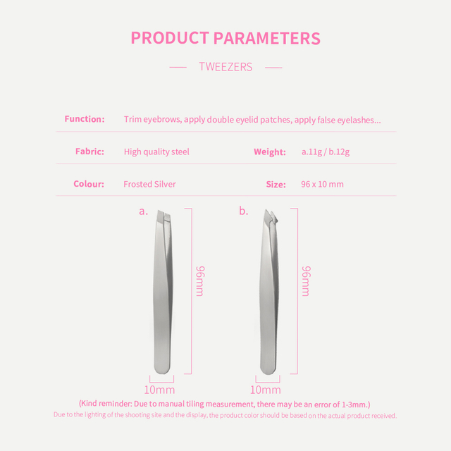 Precision Eyebrow Tweezers Set