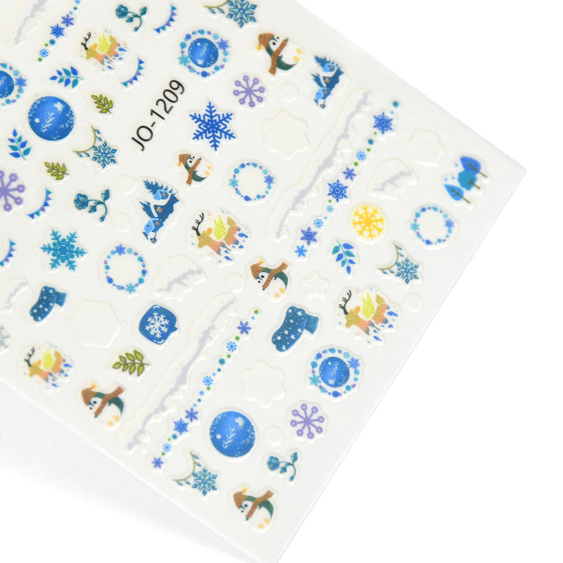 Classic Manicure Decoration 3D Nail Art Stickers