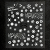 Christmas Design Snowflake Nail Art Stickers