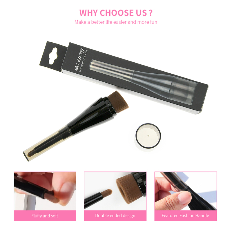 2 in 1 Liquid Foundation Concealer Makeup Brush