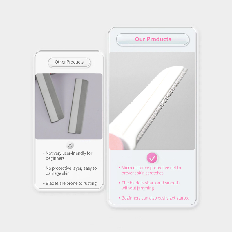 Safe Sharp Razor For Eyebrows