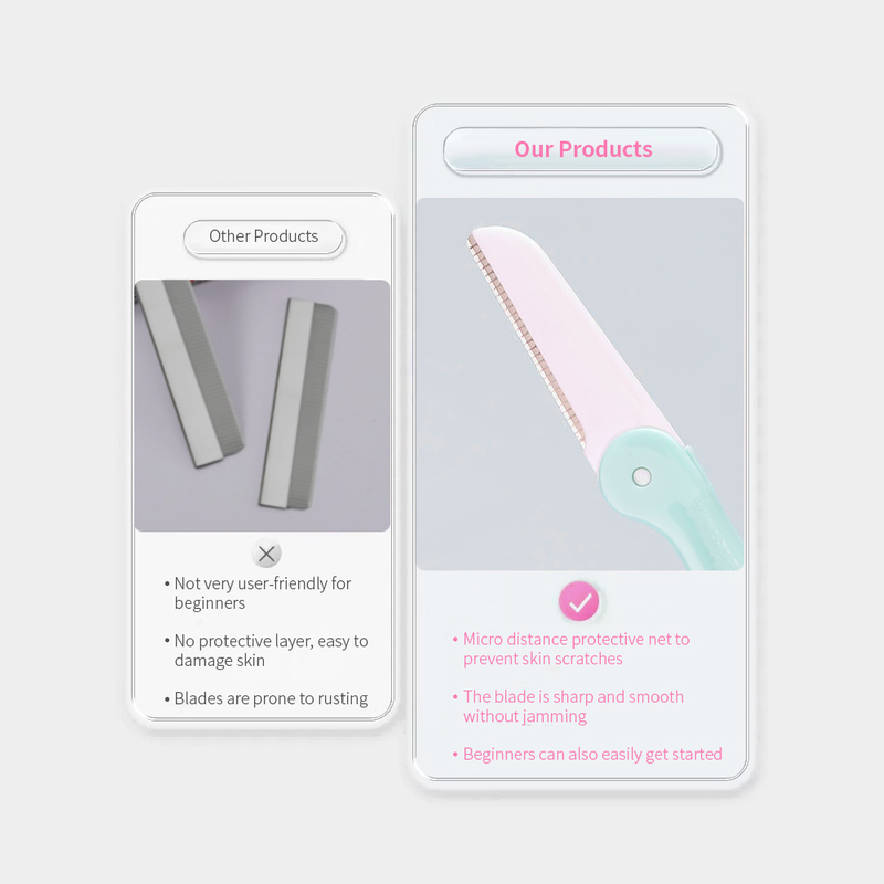 Folding Eyebrow Trimmer For Women