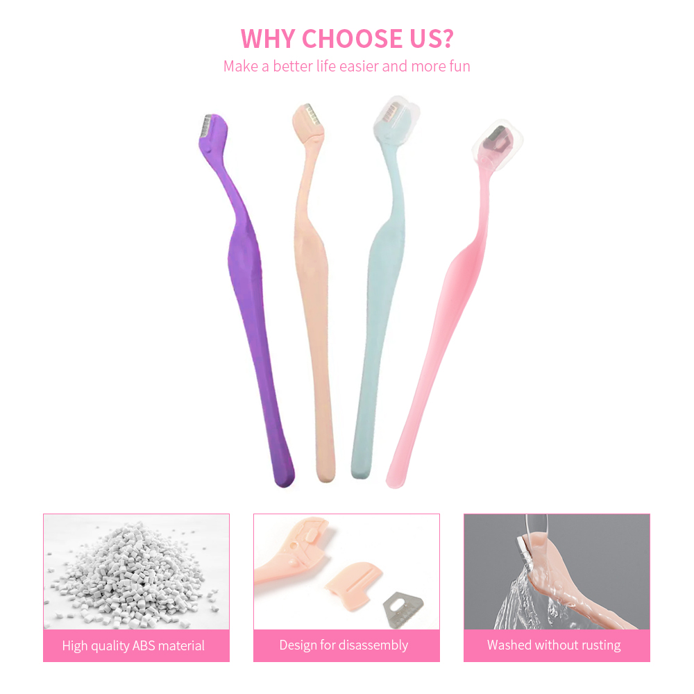 Best Selling New Women's Eyebrow Razor Wholesale Custom Eyebrow Trimmer Shaper Dermaplaning Tools