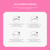 2 In 1 Folding Eyebrow Razor With Comb
