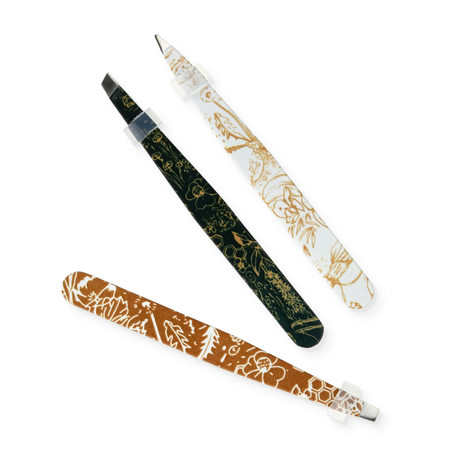 Printed Eyebrow Tweezers Clip