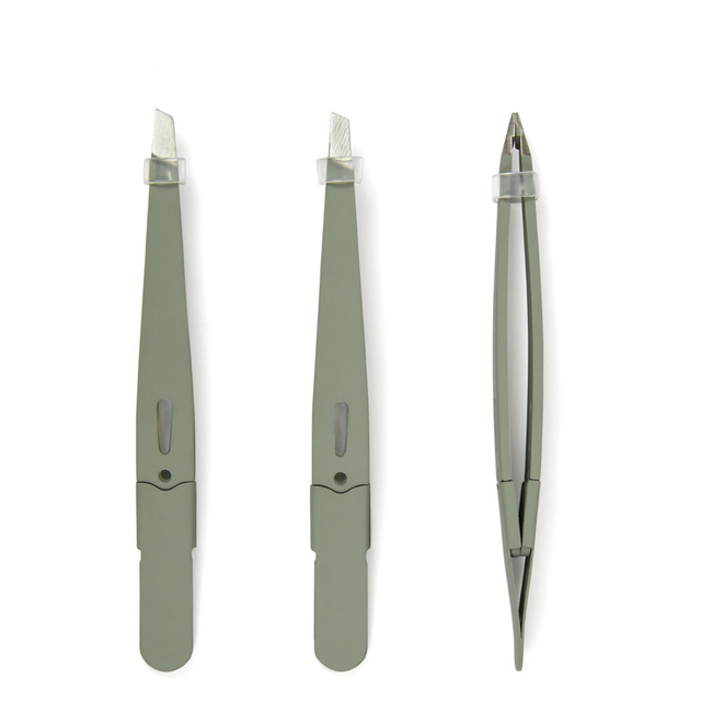 45 Degree Portable Eyebrow Tweezers