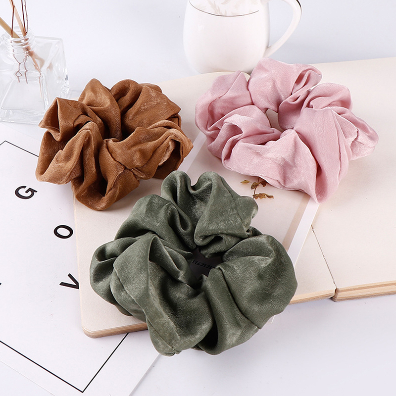 Multi Color Hair Ties Elastic Hair Scrunchies For Girls