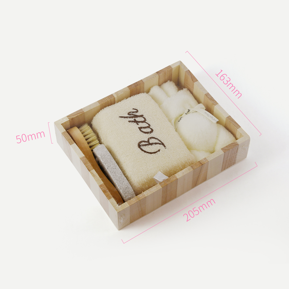 Luxury multi-function pumice stone bath gift set