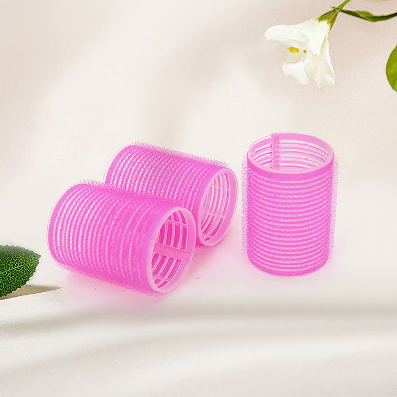 Plastic Hair Curlers With Elastic Hair Rollers Set