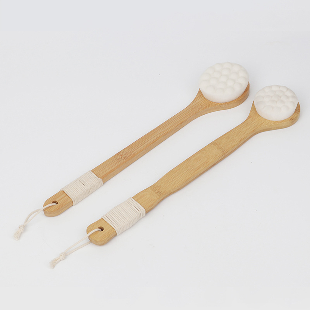 Cat claw soft hair long handle bath brush rub back rub bath brush wipe back dry body massage bath brush