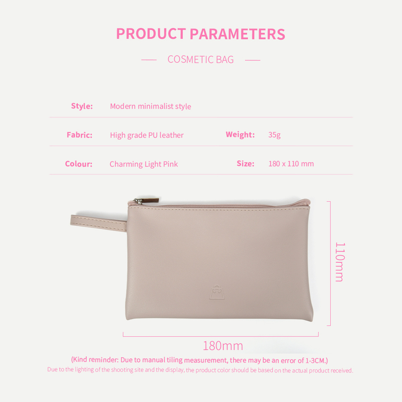Zipper Travel Makeup Bag