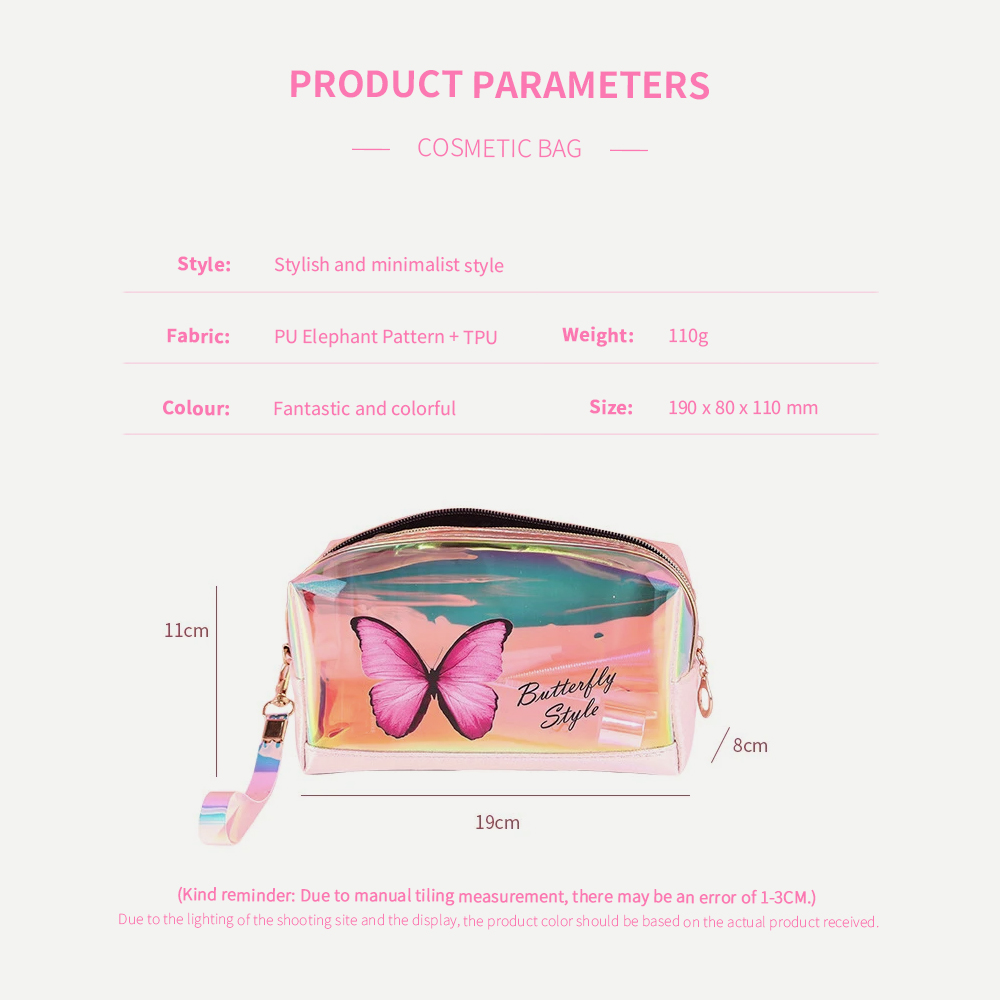 TPU Portable Clear Makeup Bag