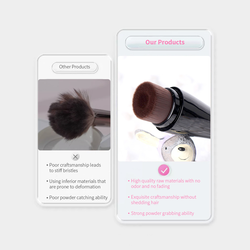 2 in 1 Liquid Foundation Concealer Makeup Brush