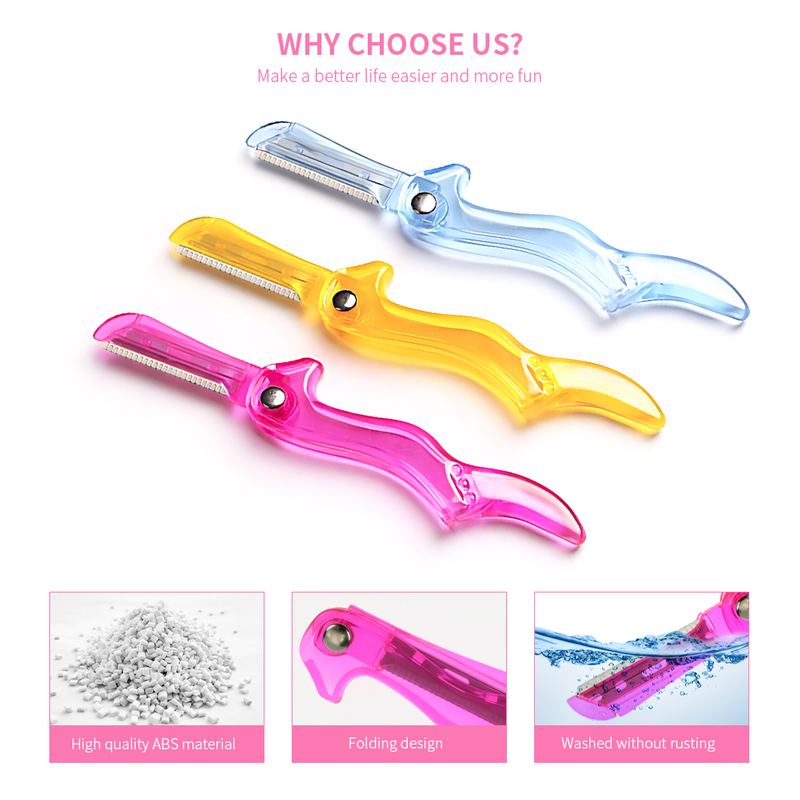Folding Portable Dermaplaning Tools