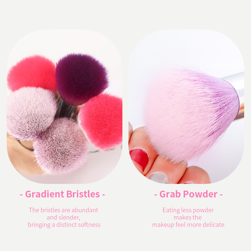 Shiny Crystal Diamond Handle Foundation Powder Brush