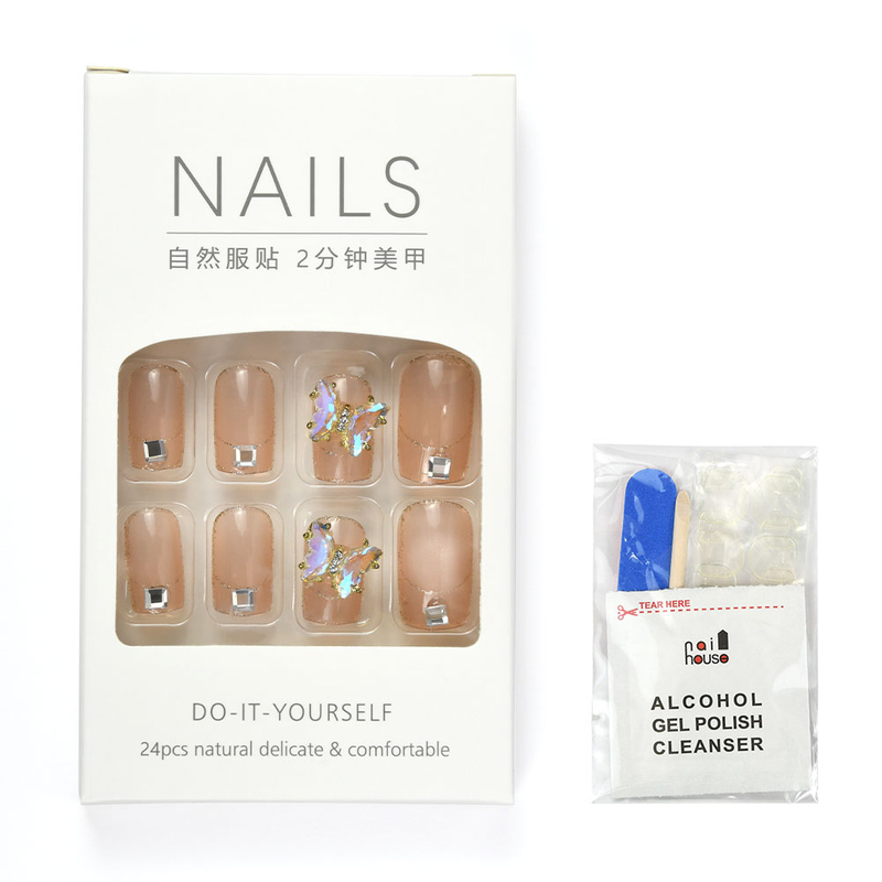Artificial Press On Nails Diy Decoration False Nails Cover Sets