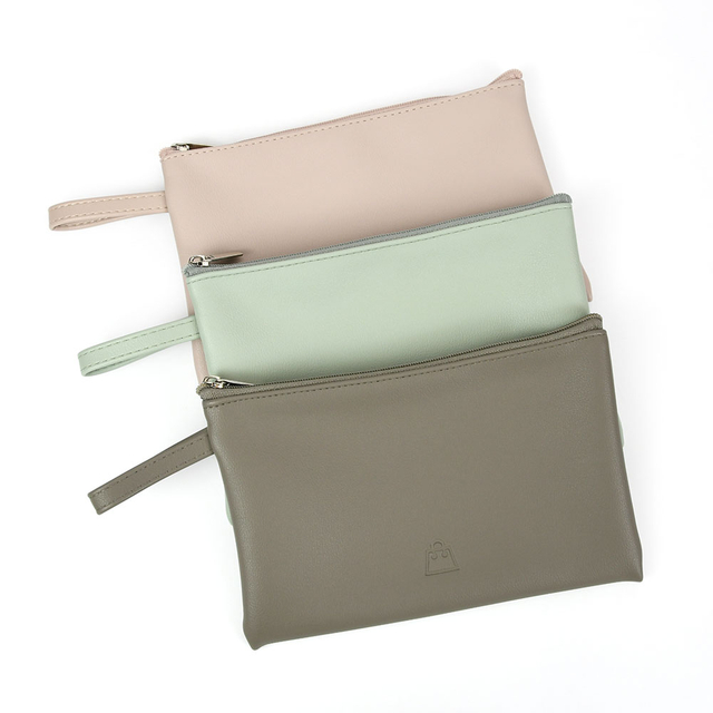 Lightweight Travel Leather Makeup Bag