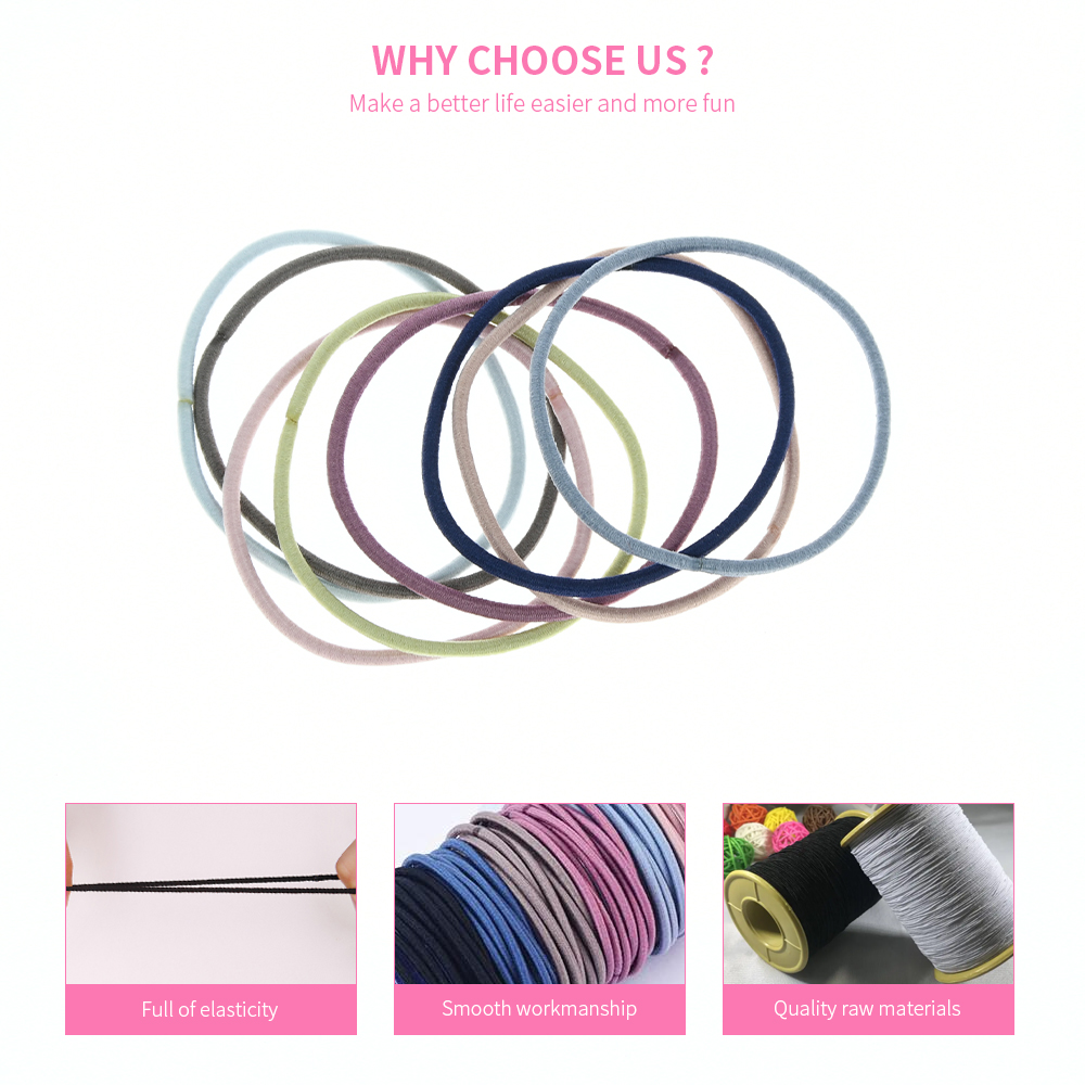 Elastic Rubber Hair Bands Girl Fashion Hair Accessories