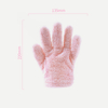 Soft Quick Dry Five Fingers Hair Drying Gloves