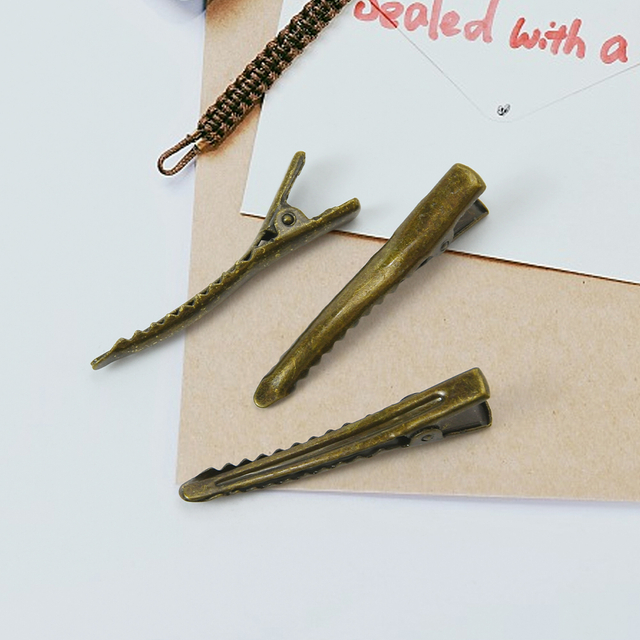 35mm Metal Crocodile Hair Pins for Hairdressing Salon