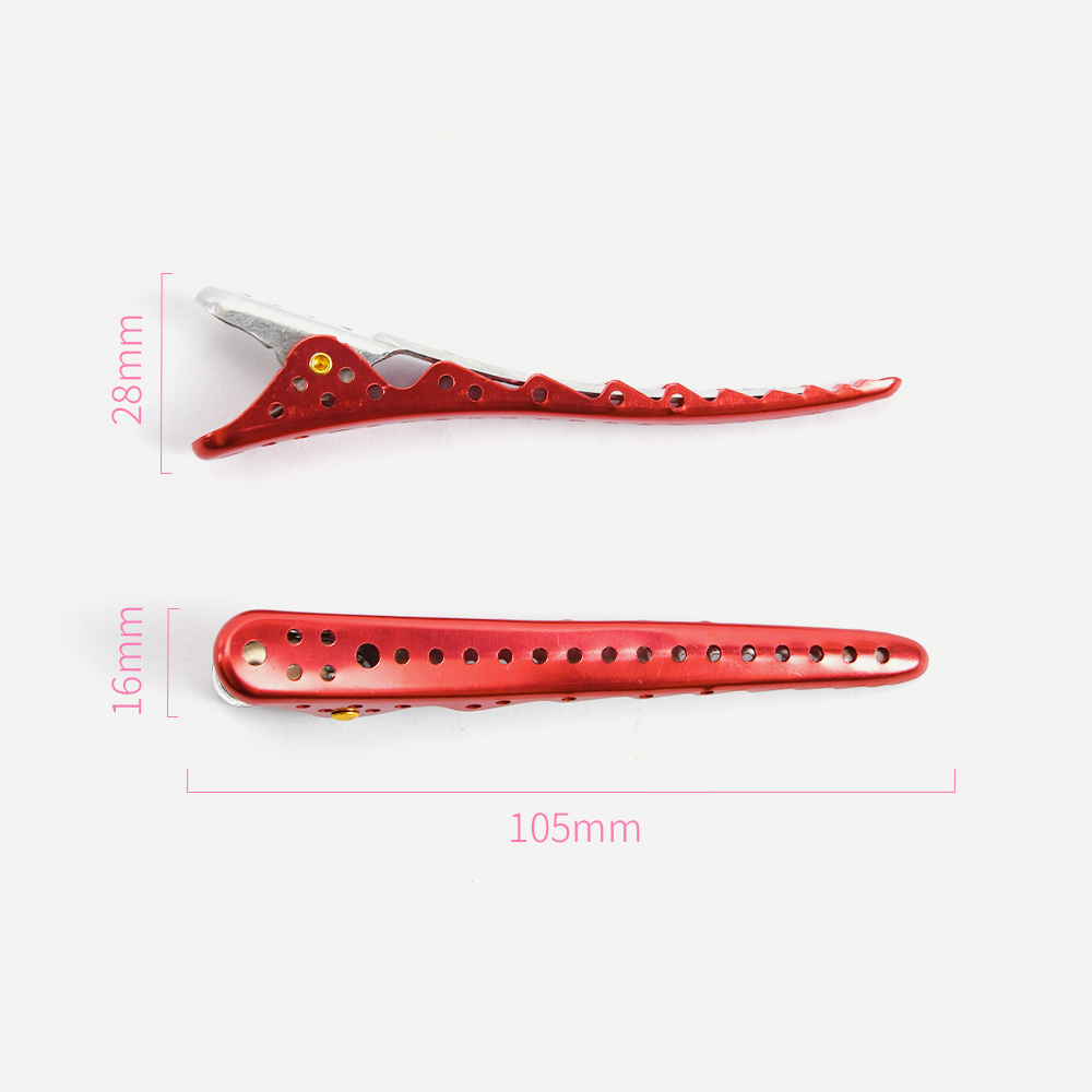 Custom Metal Alligator Hair Pins
