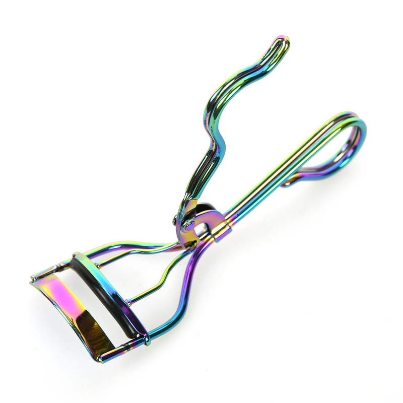 Gradient Color Metal Soft Rubber Eyelashes Curler