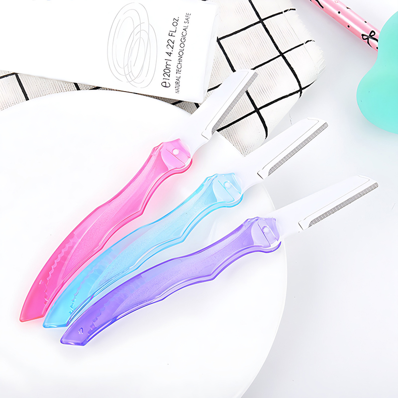 Folding Handle Makeup Dermaplaning Tool